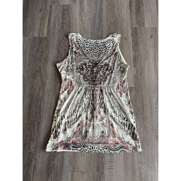 APT 9 Rhinestone runched top - Picture 3 of 8